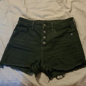 Black Jean shorts